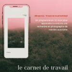 Carnet de travail photographique : programme de recherche sur 10 mois